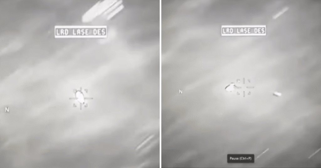Shocking Video Shows UFO Unscathed After Being Hit by U.S. Military Drone Firing a Hellfire Missile