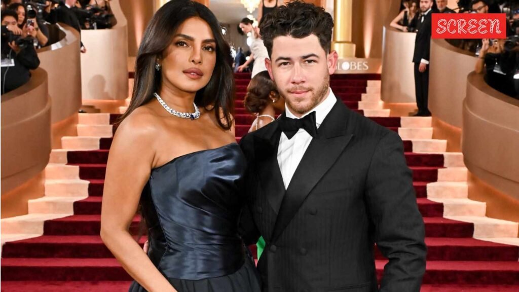 Golden Globes 2026: Priyanka Chopra adjusts Nick Jonas’s tie, he fixes her hair as couple share adorable red carpet moment. Watch | Hollywood News